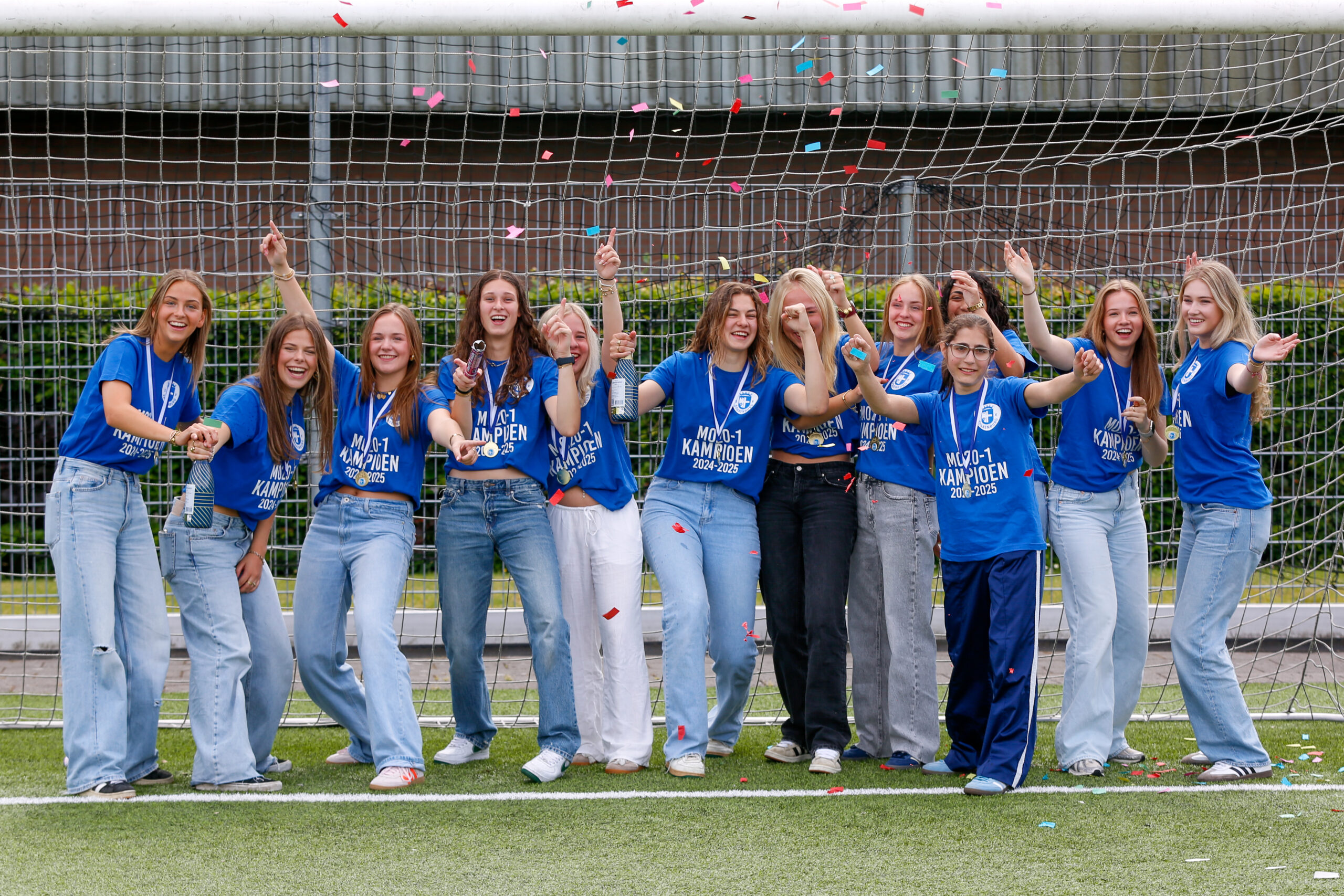 Meiden van MO20-1 zijn kampioen