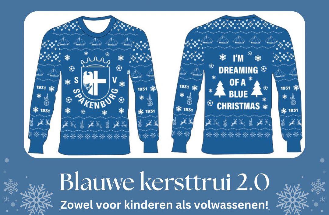 Ophaalmomenten Blauwe kersttruien 2025