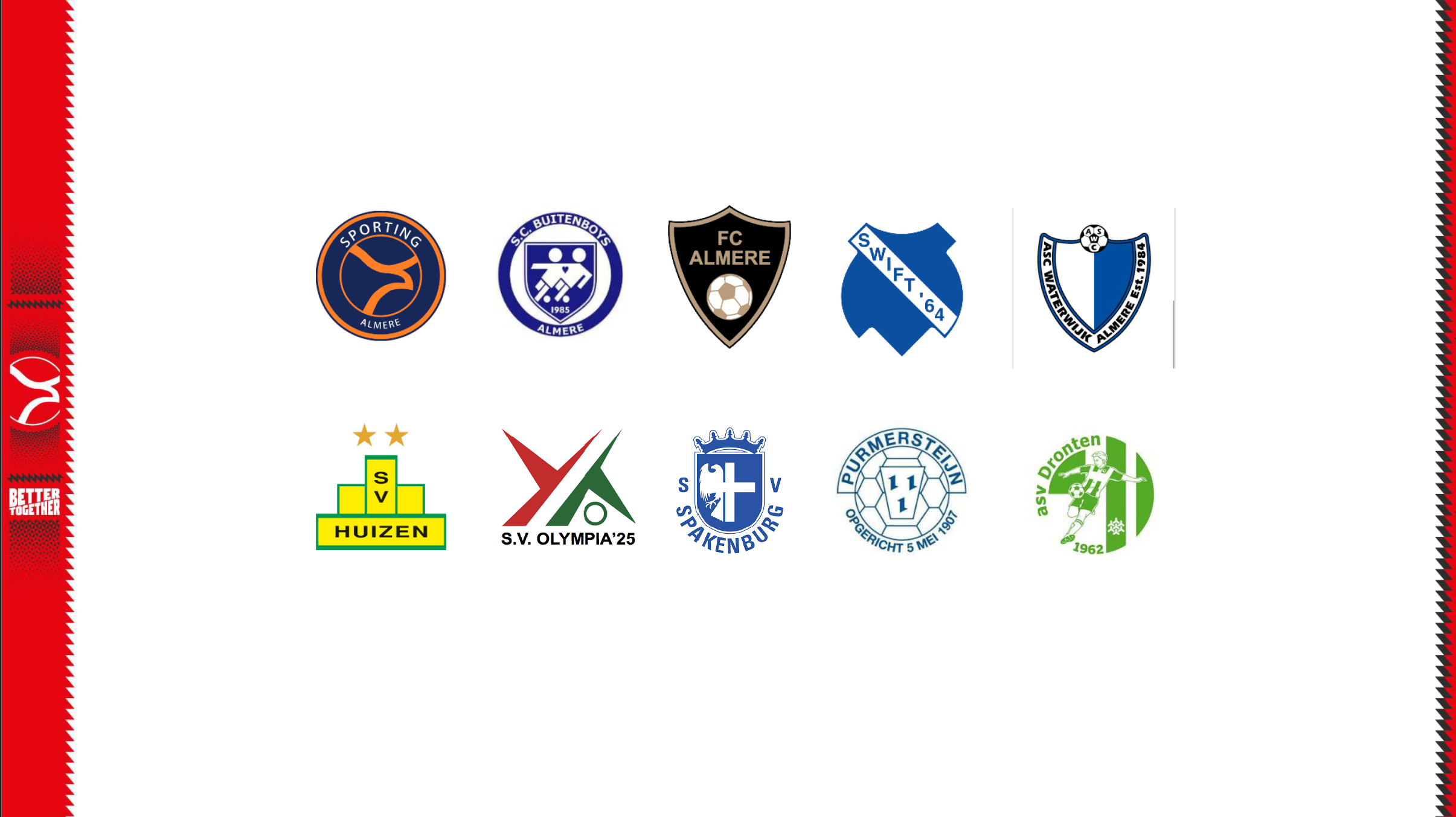 SV Spakenburg en Almere City gaan samenwerken als partnerclubs