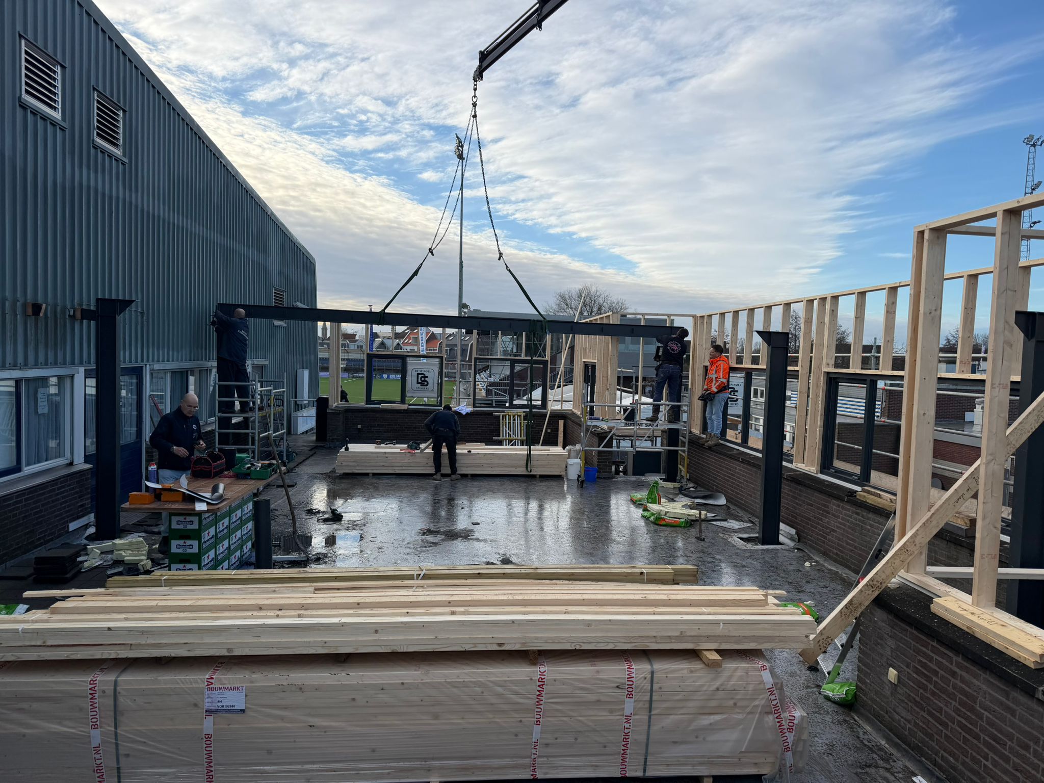 Update van de bouwwerkzaamheden!