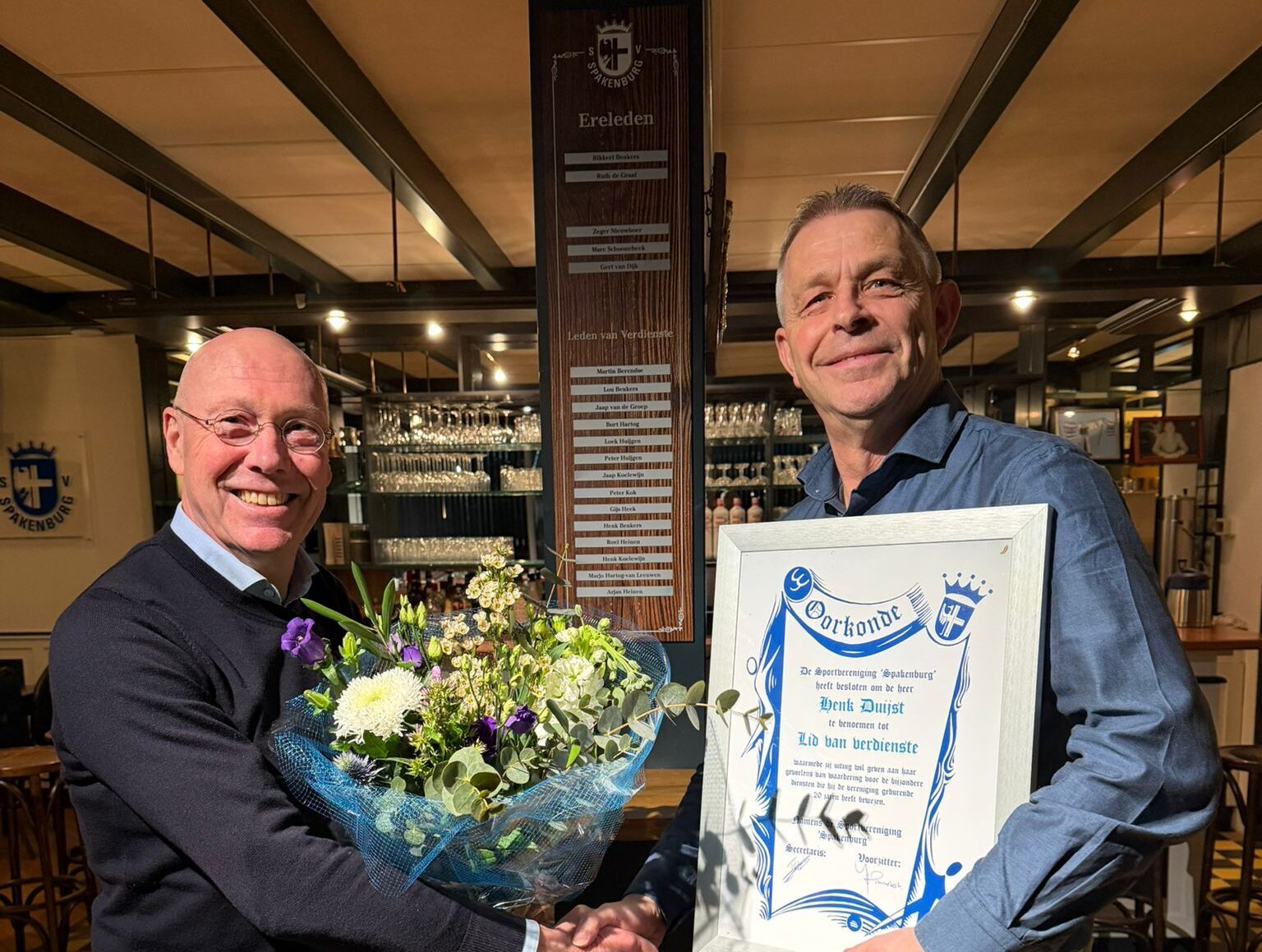 Henk Duijst benoemd tot lid van verdienste