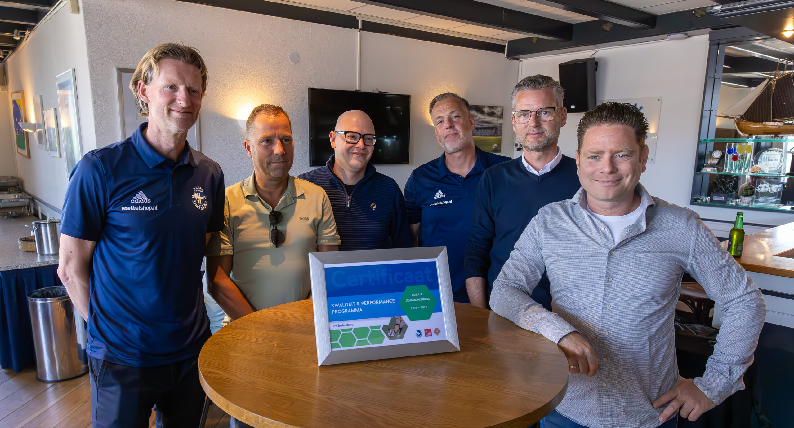 SV Spakenburg ontvangt KNVB certificaat voor jeugdopleiding