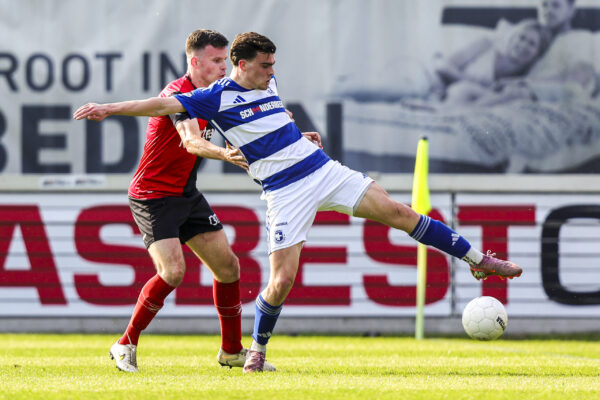 GROESBEEK , 09-05-2026 , Sportpark Zuid , season 2025 / 2026 ,  Dutch Tweede Divisie football  , match between De Treffers and SV Spakenburg picture shows