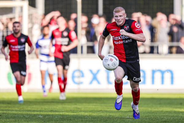 GROESBEEK , 09-05-2026 , Sportpark Zuid , season 2025 / 2026 ,  Dutch Tweede Divisie football  , match between De Treffers and SV Spakenburg picture shows