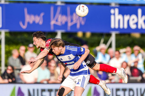 GROESBEEK , 09-05-2026 , Sportpark Zuid , season 2025 / 2026 ,  Dutch Tweede Divisie football  , match between De Treffers and SV Spakenburg picture shows
