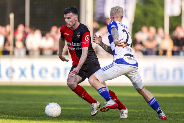 GROESBEEK , 09-05-2026 , Sportpark Zuid , season 2025 / 2026 ,  Dutch Tweede Divisie football  , match between De Treffers and SV Spakenburg picture shows
